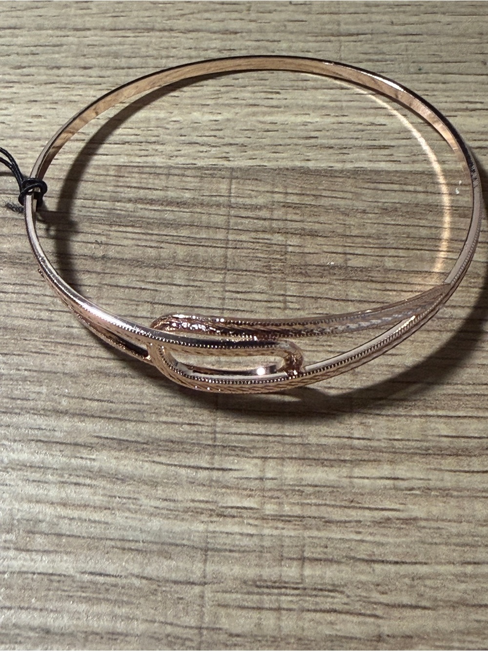 paparazzi Rose Gold Twisted Bangle Bracelet